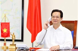 Thủ tướng Nguyễn Tấn Dũng điện đàm với Thủ tướng Nhật Bản 